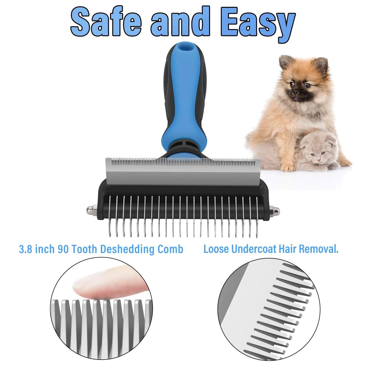 Professional Deshedding Tool For Dogs And Cats - Image 3