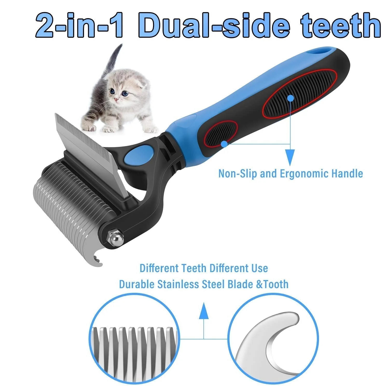 Professional Deshedding Tool For Dogs And Cats - Image 5