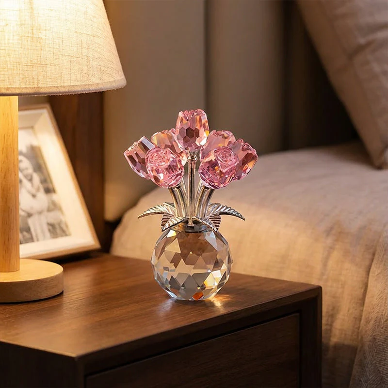 π 50% OFF! π Everlasting Crystal Rose in Vase β Handcrafted Sparkling Keepsake, Fade-Resistant & Perfect Gift πΉβ¨ - Image 2