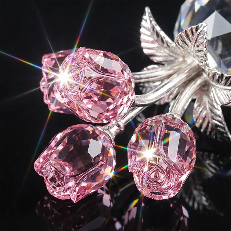 π 50% OFF! π Everlasting Crystal Rose in Vase β Handcrafted Sparkling Keepsake, Fade-Resistant & Perfect Gift πΉβ¨ - Image 3