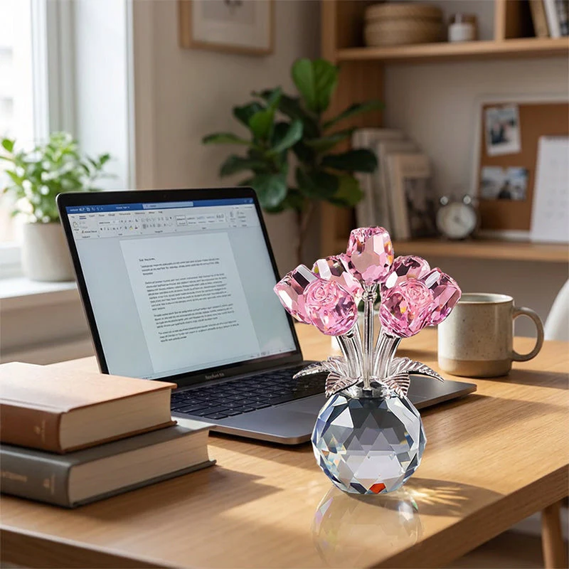 π 50% OFF! π Everlasting Crystal Rose in Vase β Handcrafted Sparkling Keepsake, Fade-Resistant & Perfect Gift πΉβ¨ - Image 4
