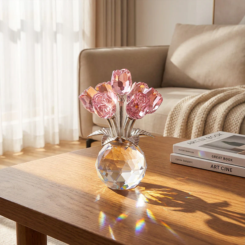 π 50% OFF! π Everlasting Crystal Rose in Vase β Handcrafted Sparkling Keepsake, Fade-Resistant & Perfect Gift πΉβ¨ - Image 5
