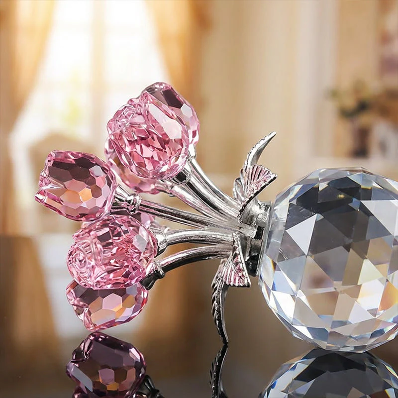 π 50% OFF! π Everlasting Crystal Rose in Vase β Handcrafted Sparkling Keepsake, Fade-Resistant & Perfect Gift πΉβ¨ - Image 6