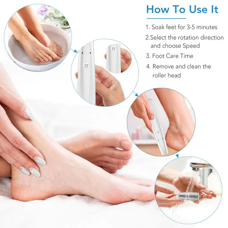 🔥BUY 2 GET 1 FREE💥-🎁Portable Electric Feet Callus Remover - Image 12