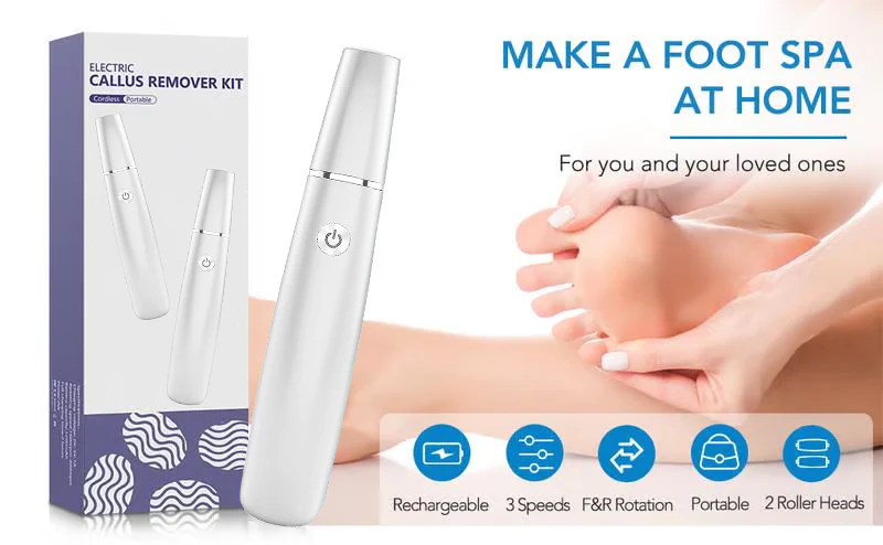 🔥BUY 2 GET 1 FREE💥-🎁Portable Electric Feet Callus Remover - Image 5