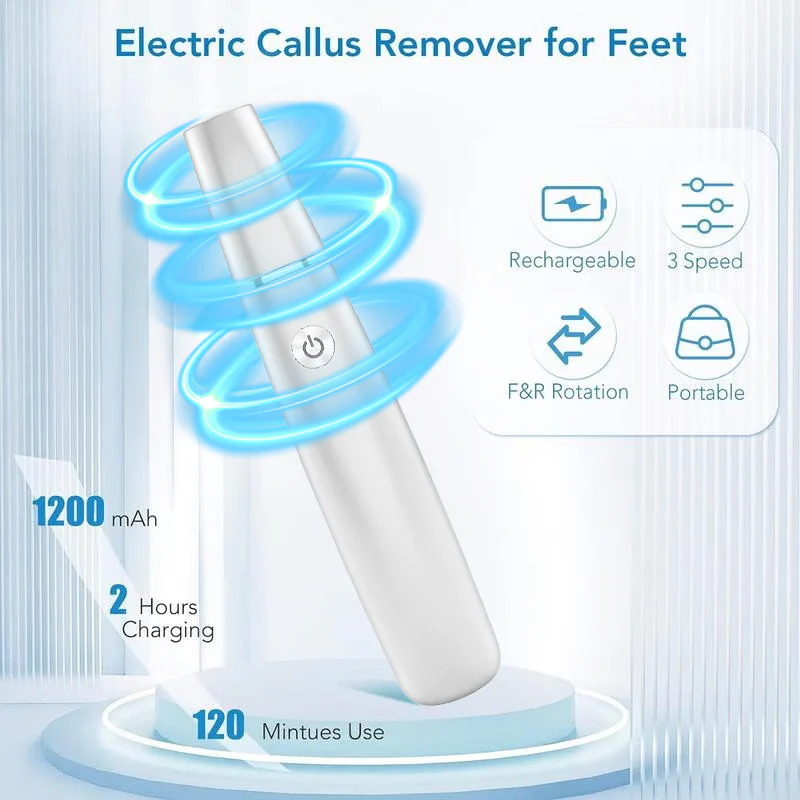 🔥BUY 2 GET 1 FREE💥-🎁Portable Electric Feet Callus Remover - Image 9