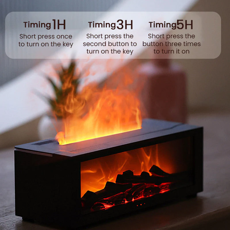 🔥 50% OFF – LAST DAY! 💦 Humidifier with fireplace effect – 7 LED colors and remote control, soothing atmosphere for home/office 🌙📦 - Image 11
