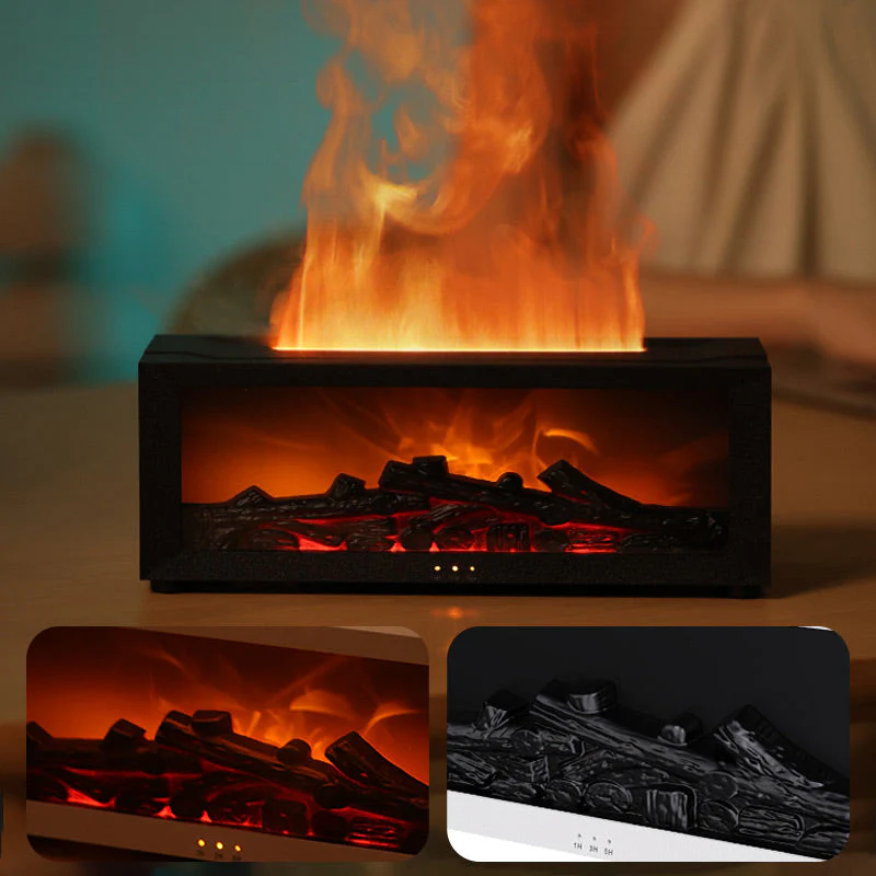 🔥 50% OFF – LAST DAY! 💦 Humidifier with fireplace effect – 7 LED colors and remote control, soothing atmosphere for home/office 🌙📦 - Image 5