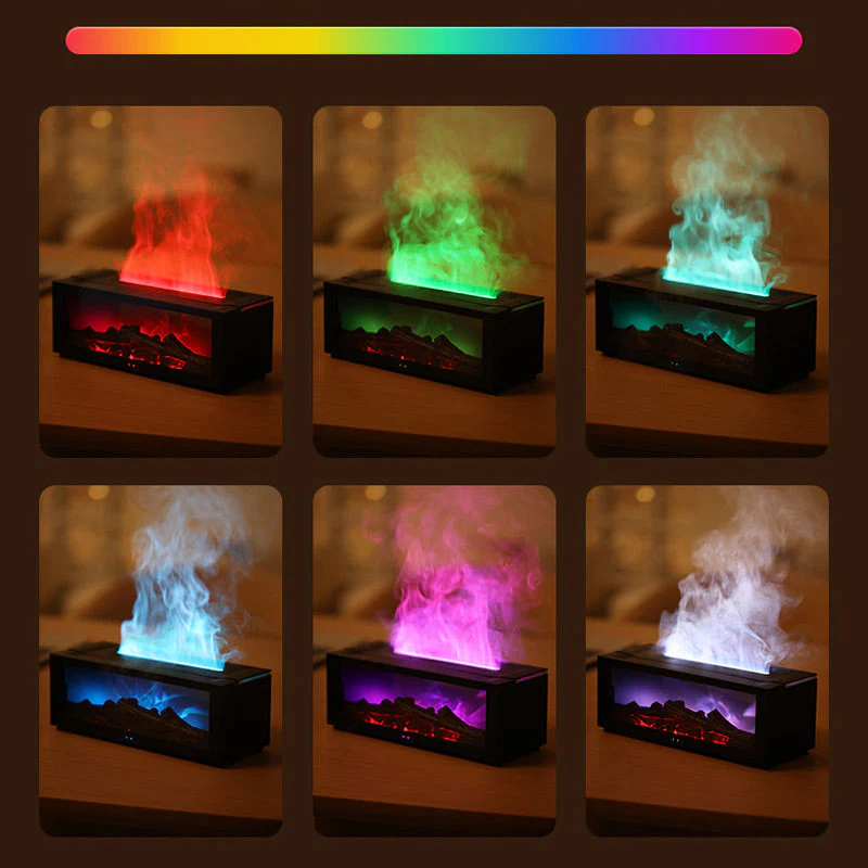 🔥 50% OFF – LAST DAY! 💦 Humidifier with fireplace effect – 7 LED colors and remote control, soothing atmosphere for home/office 🌙📦 - Image 8