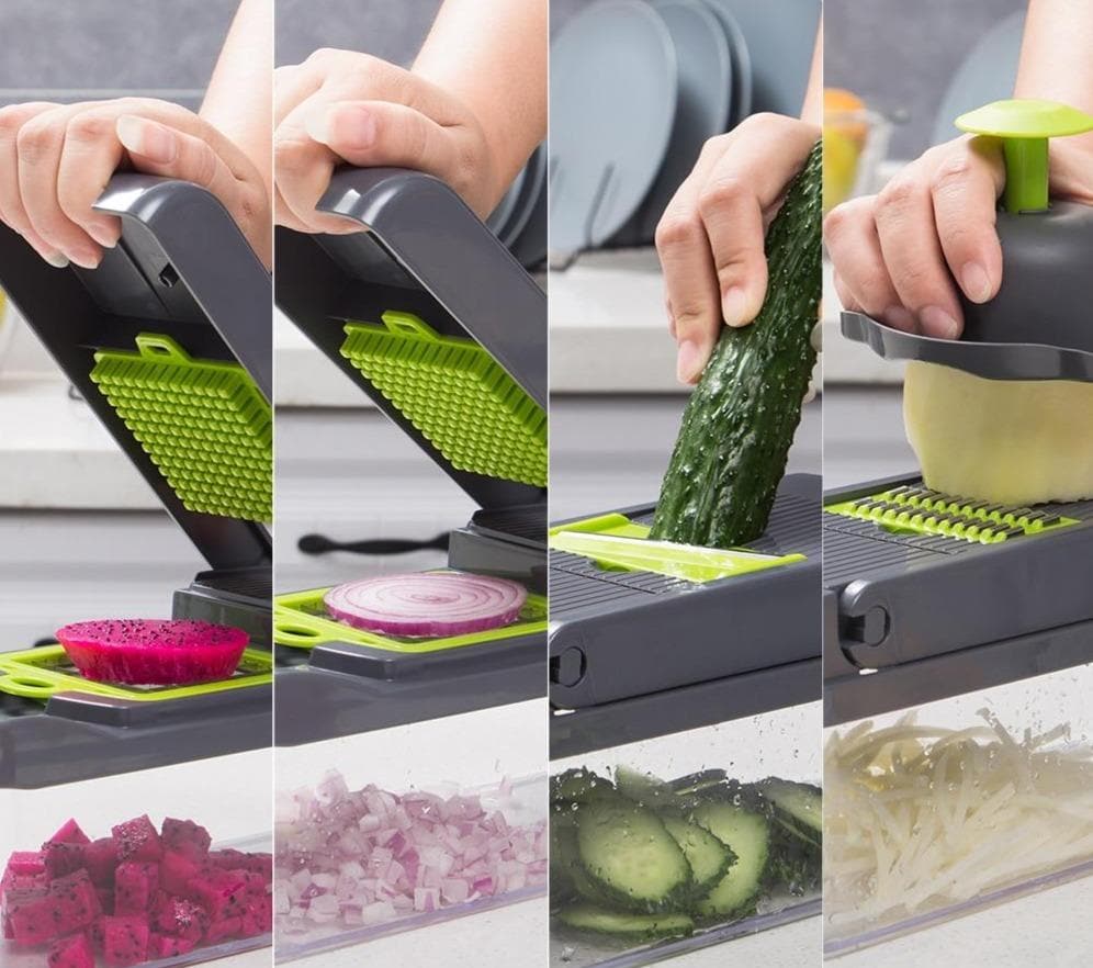 🎁 MOTHER’S DAY SALE 50% OFF!!! 🧑🍳Multi-Knife™ | Multi-function vegetable cutter | 16-piece set🥗 - Image 2