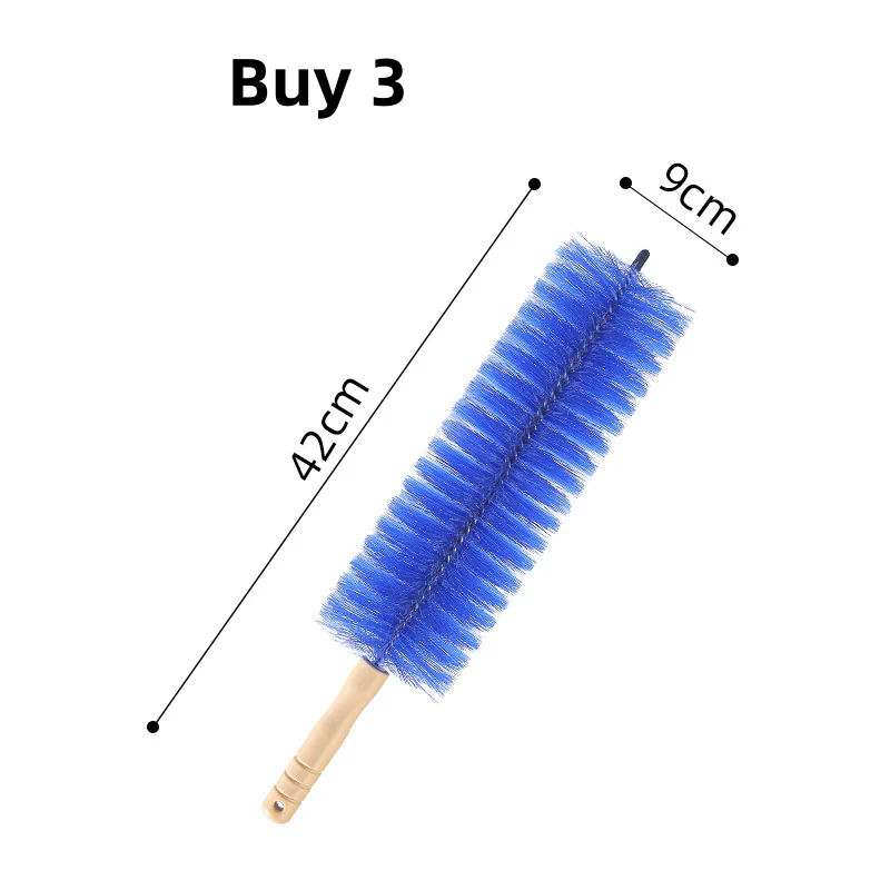 Dust brush, cleaning brush – bendable microfiber brush head, reusable dust collector, washable, suitable for ceiling fan blades. - Image 9