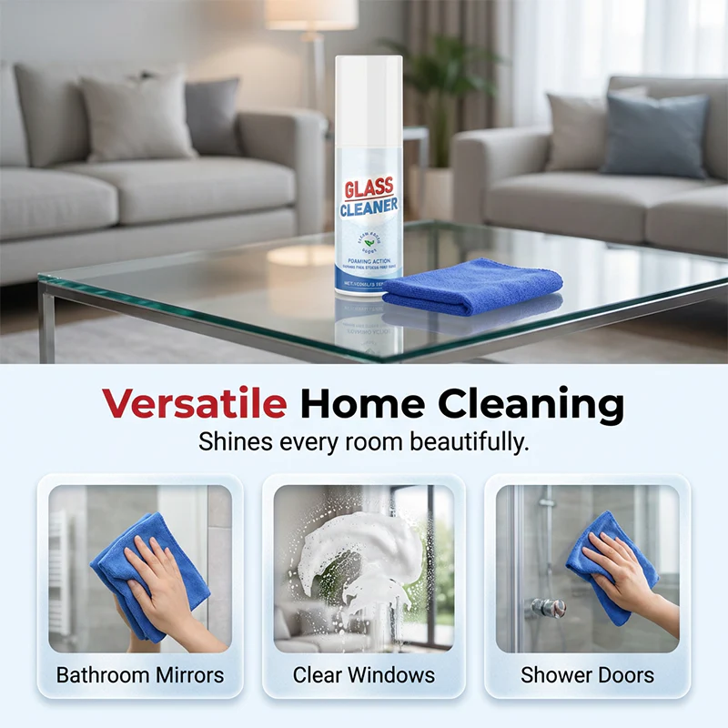Foaming Glass Cleaner for a Streak-Free Shine - Image 2