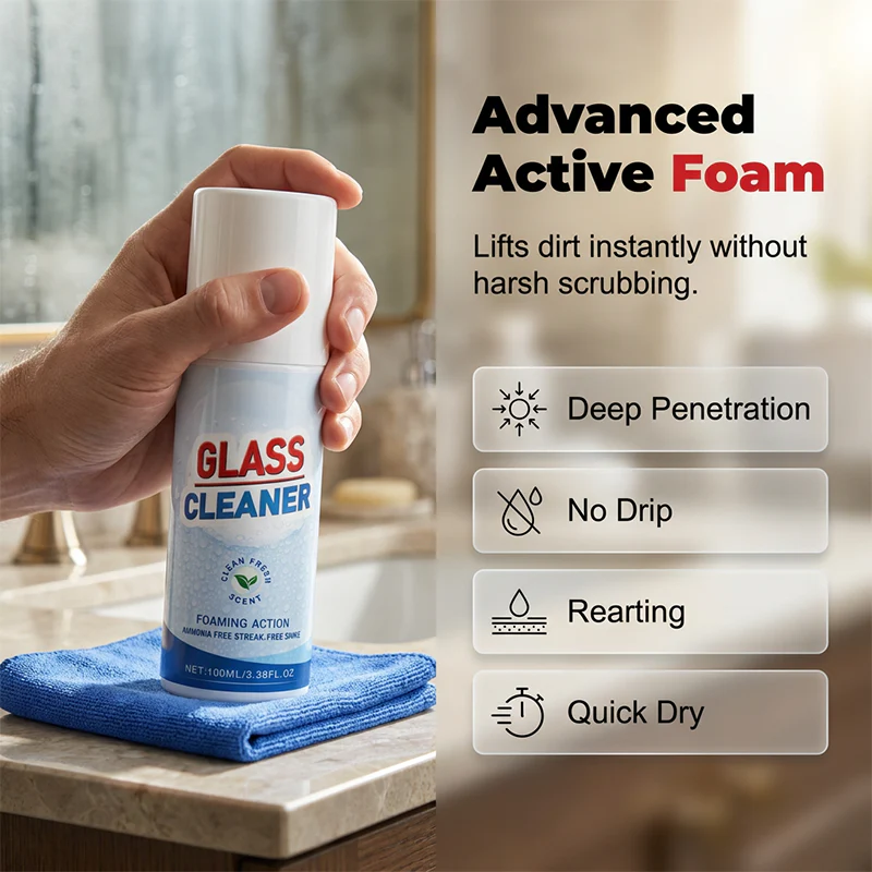 Foaming Glass Cleaner for a Streak-Free Shine - Image 3