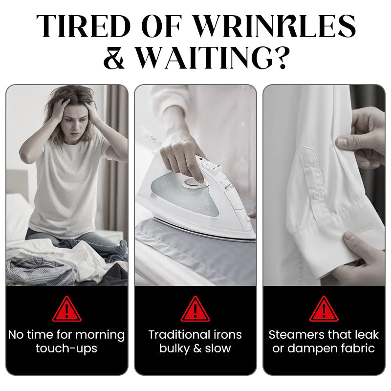 Foldable Handheld Steamer with 180° Rotating Handle - Image 2