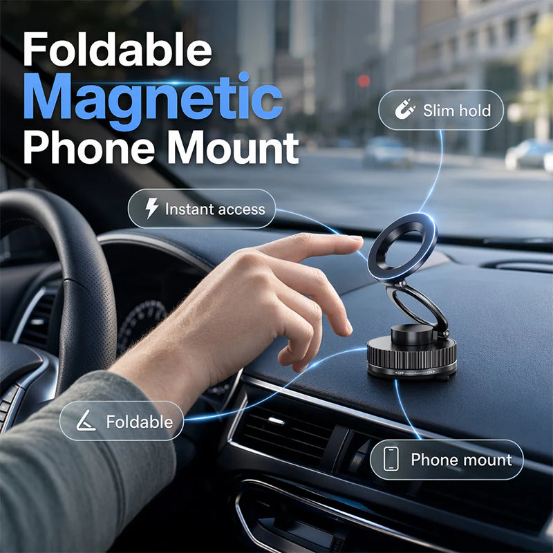 Foldable Magnetic Phone Mount - Image 3