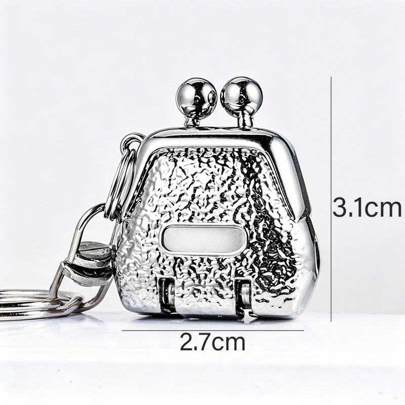 Foldable Purse-Shaped Nail Clipper Keychain - Image 10
