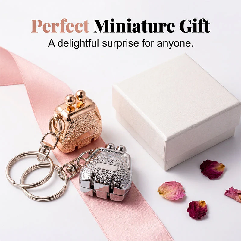 Foldable Purse-Shaped Nail Clipper Keychain - Image 7
