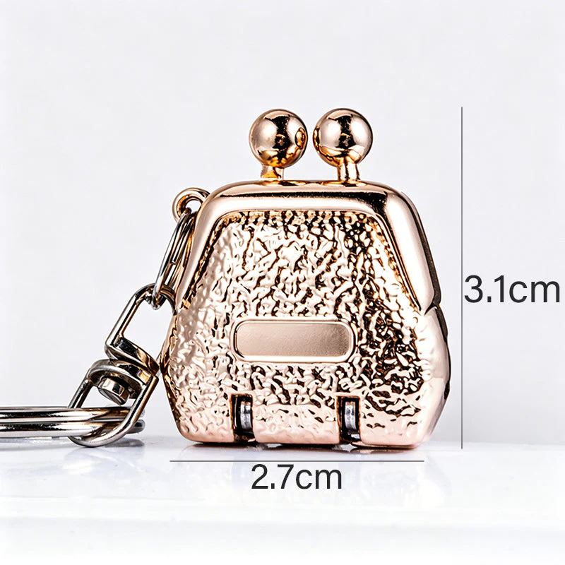 Foldable Purse-Shaped Nail Clipper Keychain - Image 9