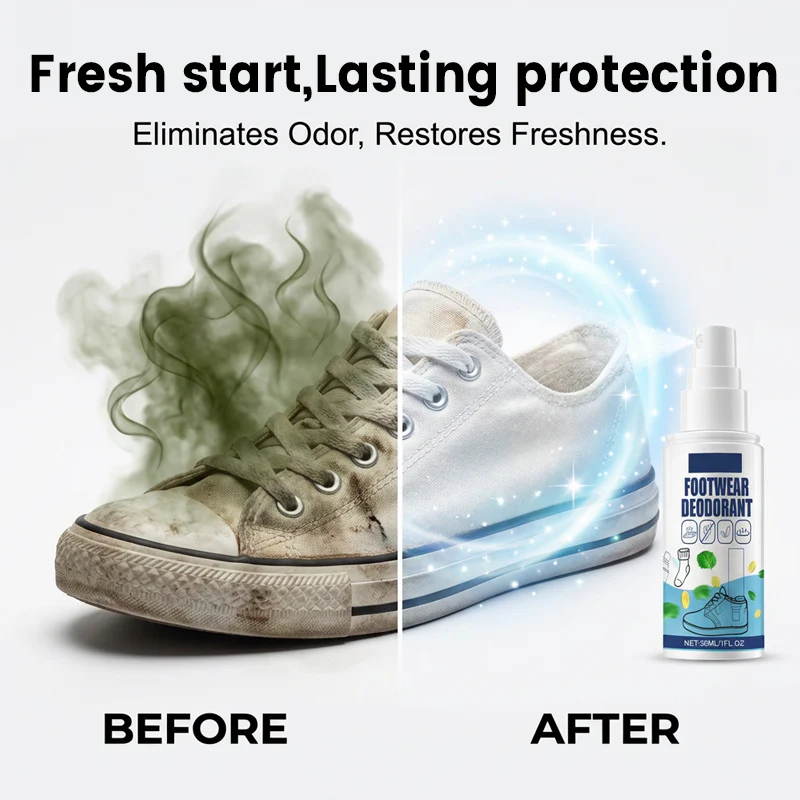 Footwear Deodorant Spray for Shoes and Socks - Image 2