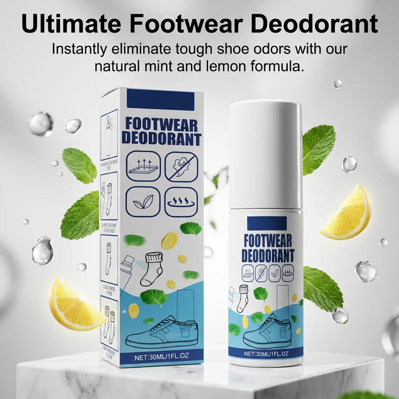 Footwear Deodorant Spray for Shoes and Socks - Image 3
