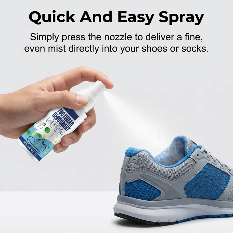 Footwear Deodorant Spray for Shoes and Socks - Image 4