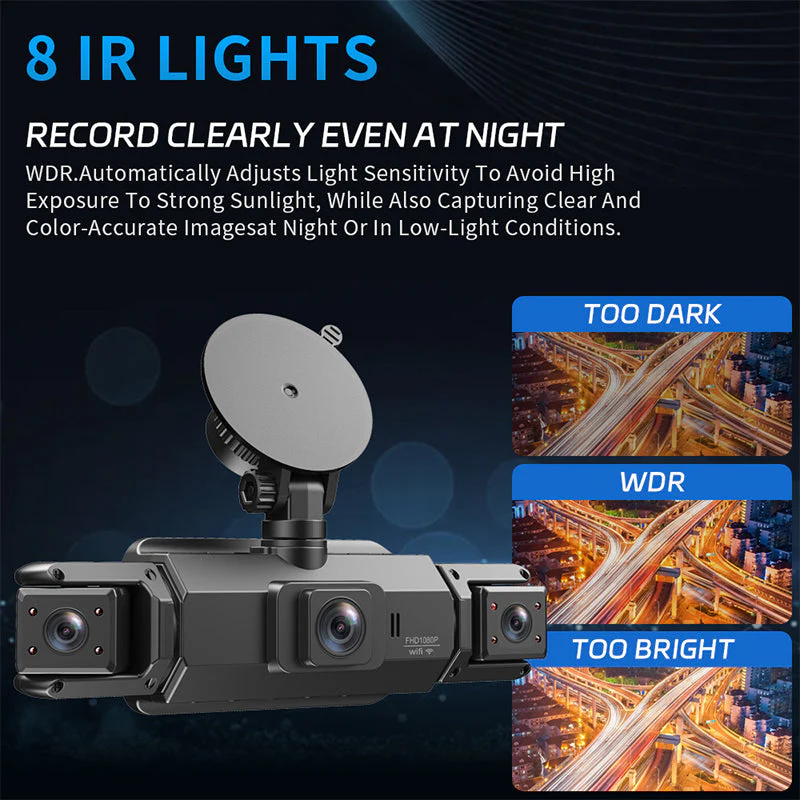 🔥New Arrival 2025🔥4-Channel HD Dash Cam with Night Vision - Image 5