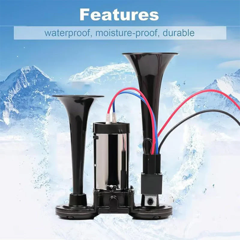 🚨 Train Air Horn 120dB – Fits Trucks, Cars & Boats | 12V/24V, Waterproof & Tool-Free Install 🚛🔊 - Image 5