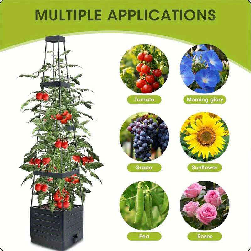 Garden Raised Bed Planter Boxes with Trellis - Image 6