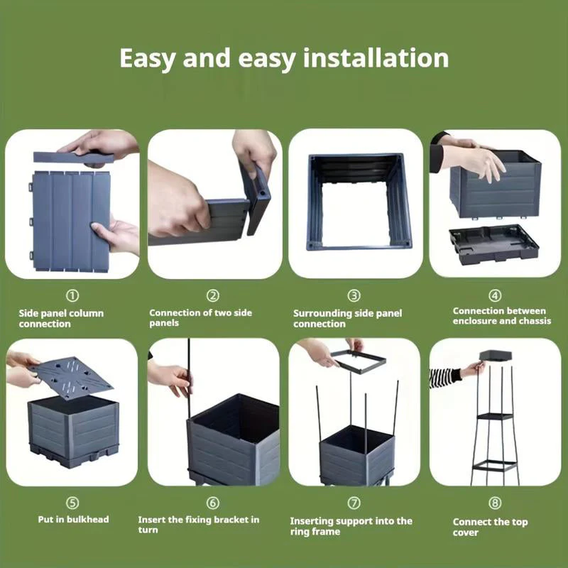 Garden Raised Bed Planter Boxes with Trellis - Image 8
