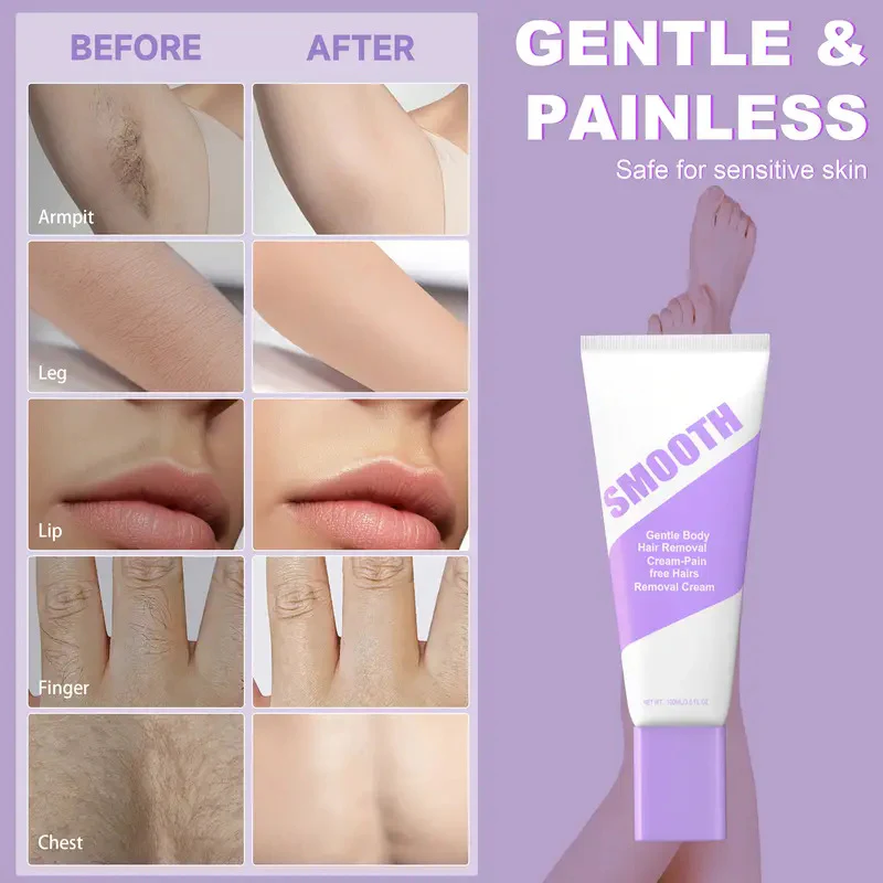 ✨️Each $11.99🔥New arrivals 50% DISCOUNT✨Gentle Herbal Hair Removal Cream for Smooth Skin - Image 3