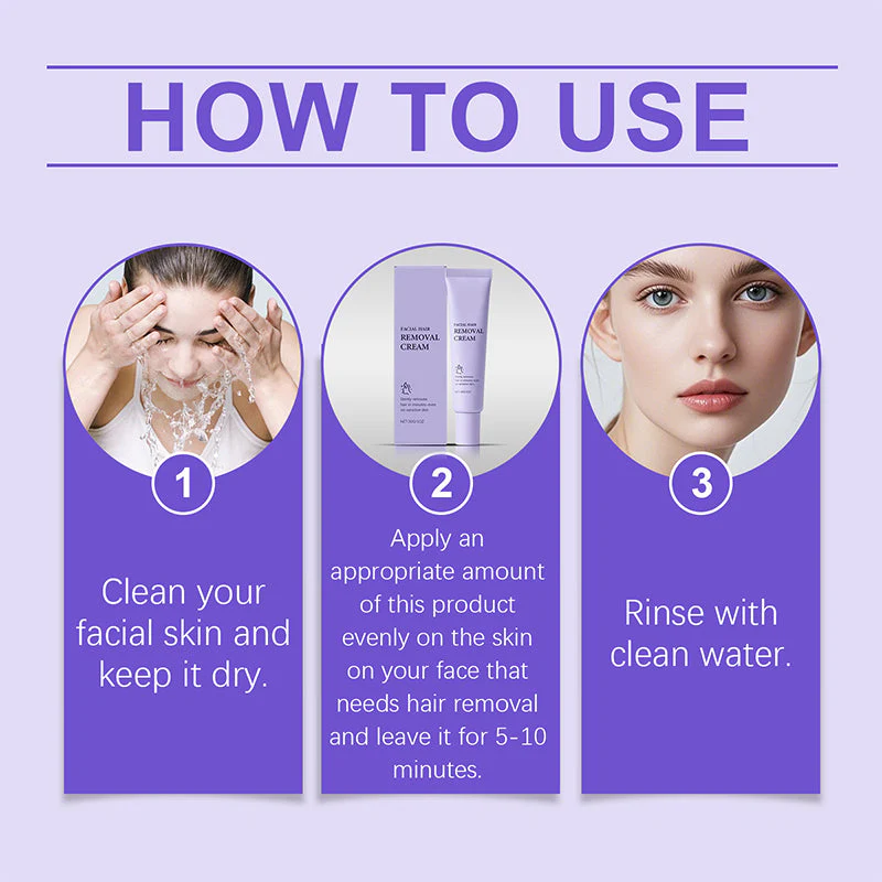 Gentle & Painless Facial Hair Removal Cream - Image 7