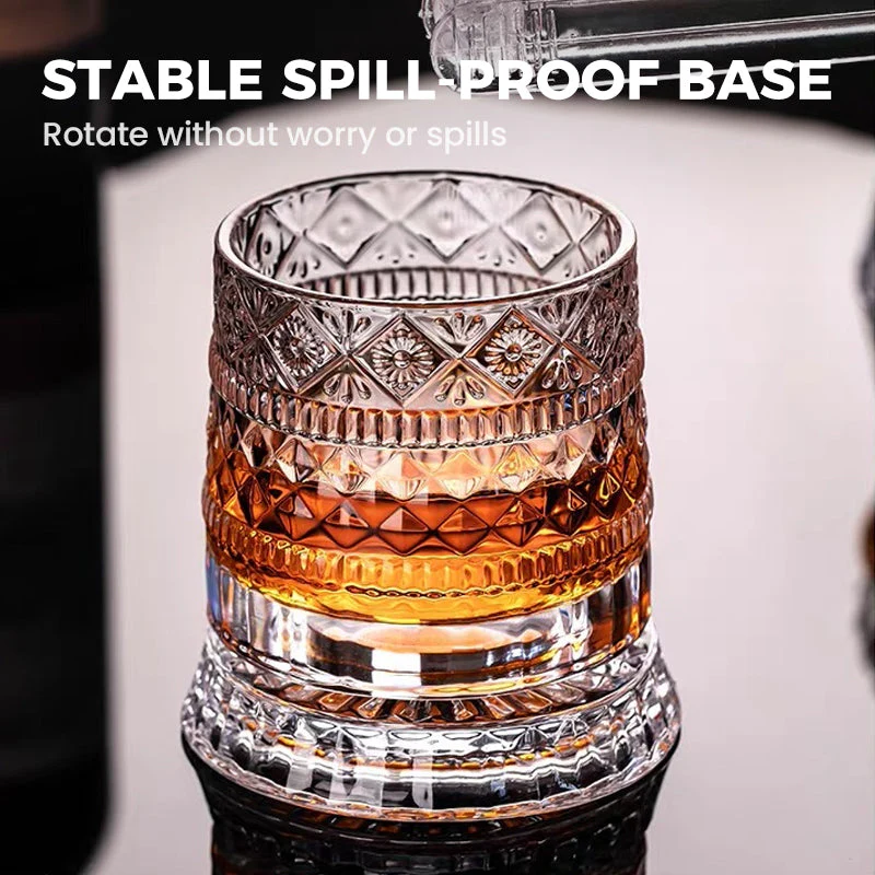 🥃  360° Rotating Whiskey Glass – Aerate & Relieve Stress ✨ - Image 5