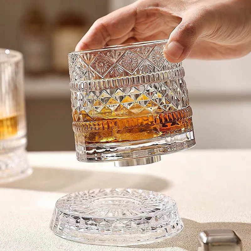 🥃  360° Rotating Whiskey Glass – Aerate & Relieve Stress ✨ - Image 7