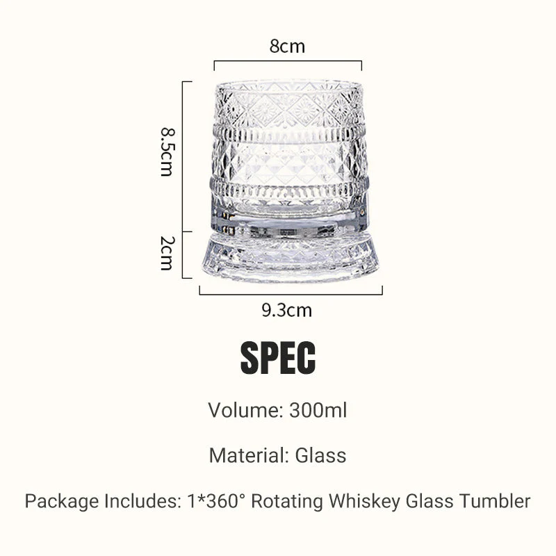 🥃  360° Rotating Whiskey Glass – Aerate & Relieve Stress ✨ - Image 9