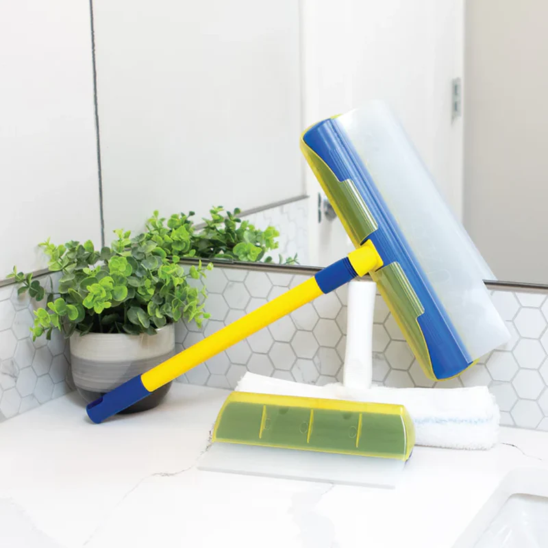 🔥Hot Sale 50%OFF🏆Scratch-Free & Streak-Free Squeegee 5-Piece Set for Glass Cleaning