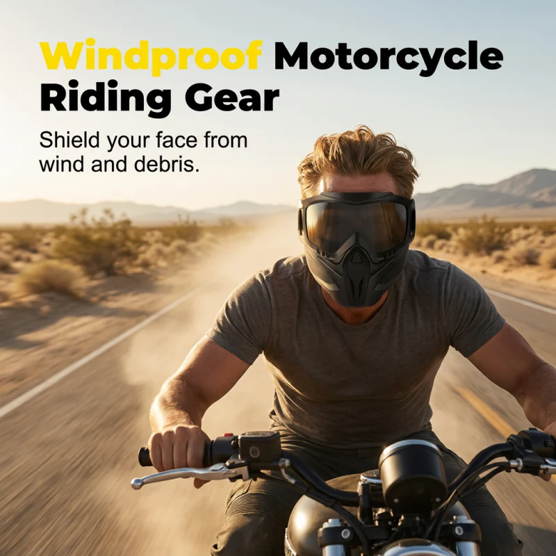 Detachable Full Face Goggle Mask - Image 2