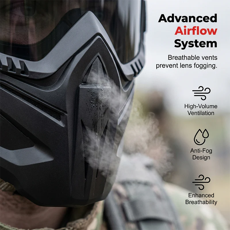 Detachable Full Face Goggle Mask - Image 3