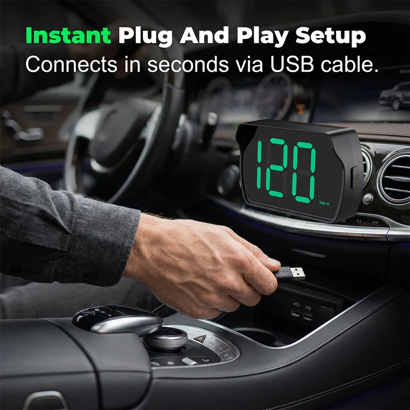 Universal GPS Car Head-Up Display Speedometer - Image 4