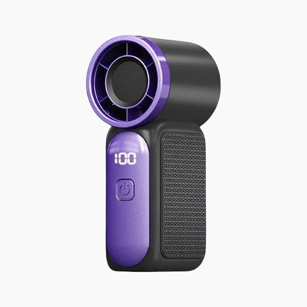 🥳2026 HOT SALE🥳💨❄️ 50% OFF! Turbo Handheld Fan – 16900 RPM, 6 speeds, LED display.  🌬️✨ - Image 17