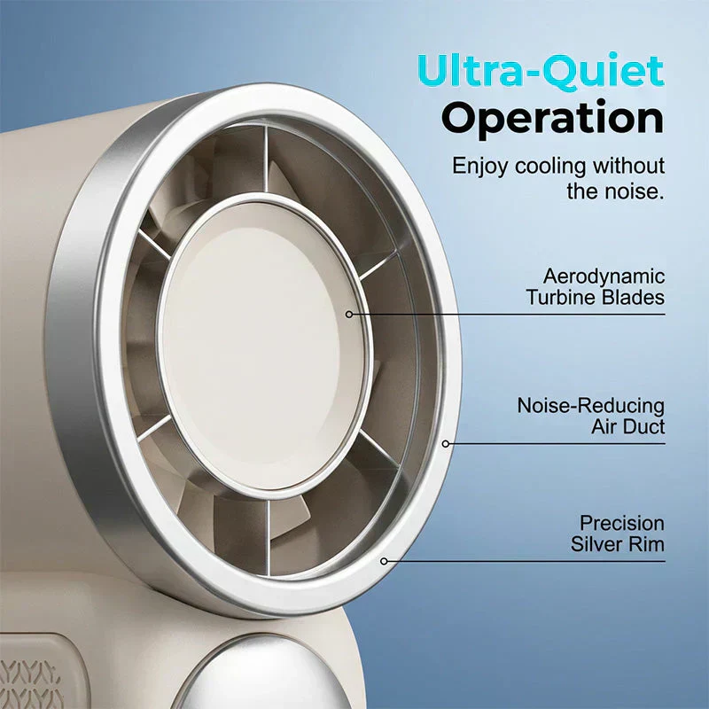 🥳2026 HOT SALE🥳💨❄️ 50% OFF! Turbo Handheld Fan – 16900 RPM, 6 speeds, LED display.  🌬️✨ - Image 2