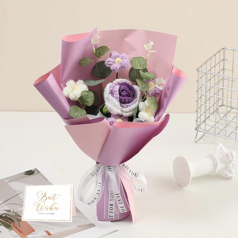 ๐ท 50% OFF NOW! ๐ Handmade Delicate Crochet Flower Bouquet โ Mother's Day Special โ Lifelike Design, Durable & Perfect Gift for Mom ๐ - Image 17