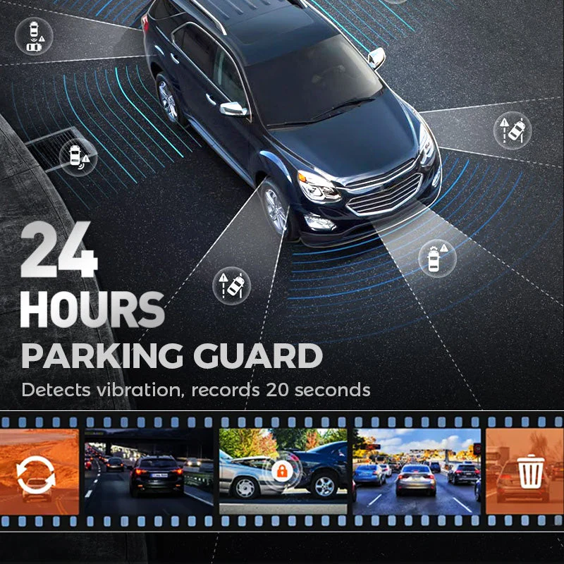 HD Front & Rear Lens Dash Cam - Image 4