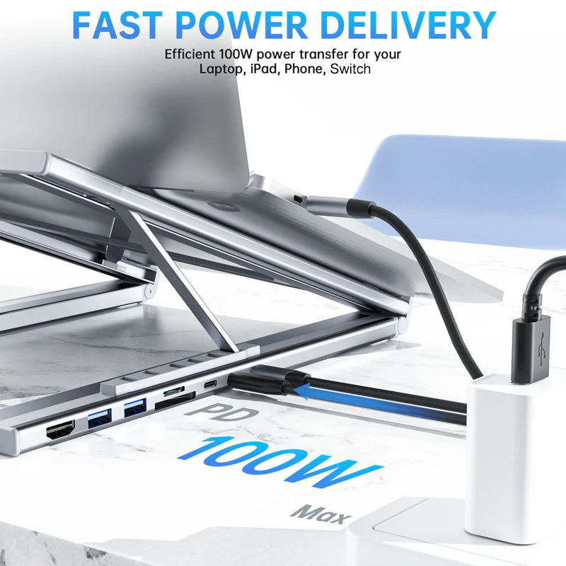 💥HOT SALE💥Limited-time offer-USB-C Docking Station Laptop Stand with 4K HDMI - Image 6
