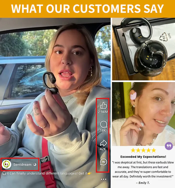 🏆#1 Best Seller ⚡⏰AI Translation Wireless OWS Bluetooth5.4 Earphones (Fit iOS & Android) - Image 2