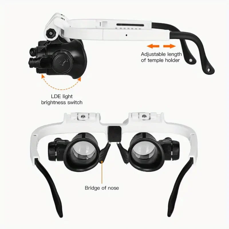 🌟 2026 Clarity Revolution | Adjustable Head Magnifier with Light | 3 Zoom Levels for Details 🔍【BUY2 GET1】 - Image 4