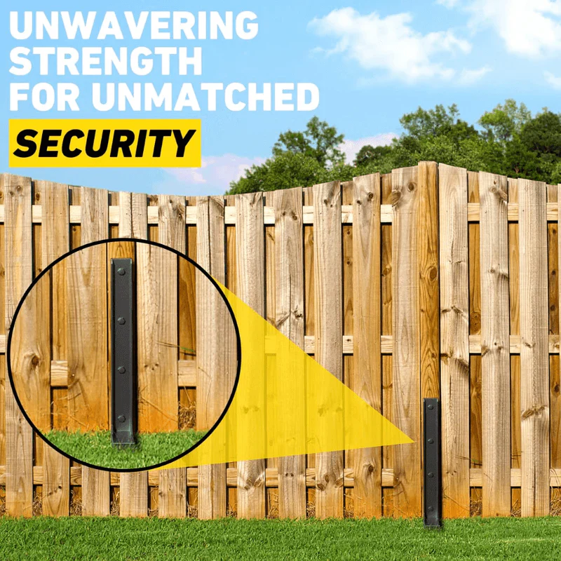 ✨ 50% OFF! 🛠️ Heavy-Duty Fence Post Repair Kit – No Digging & H-Shaped Reinforcement 🚧 - Image 5