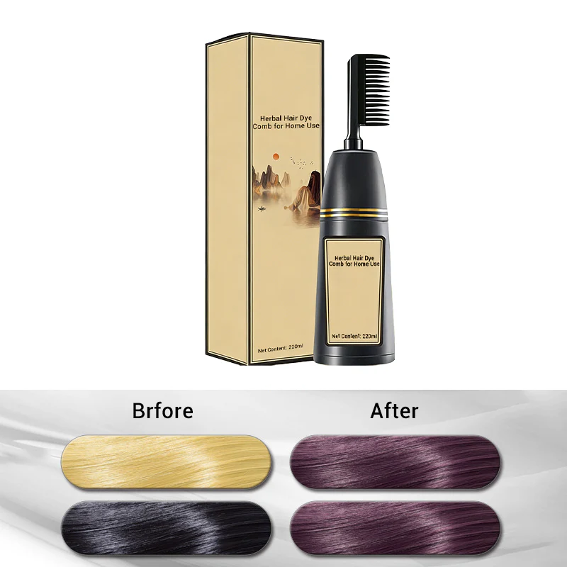 Herbal Hair Dye Comb for Home Use - Image 11