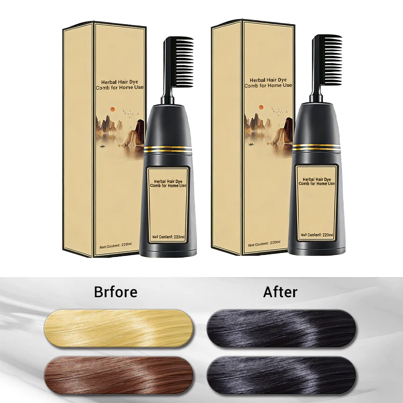 Herbal Hair Dye Comb for Home Use - Image 14