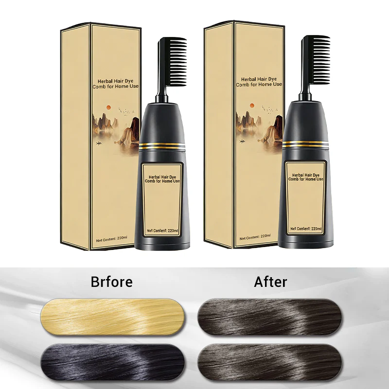 Herbal Hair Dye Comb for Home Use - Image 15