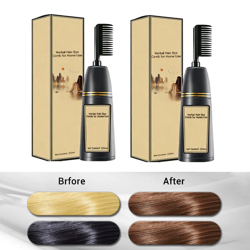 Herbal Hair Dye Comb for Home Use - Image 16